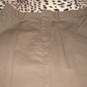GAP KHAKI MINI SKIRT - BROWN